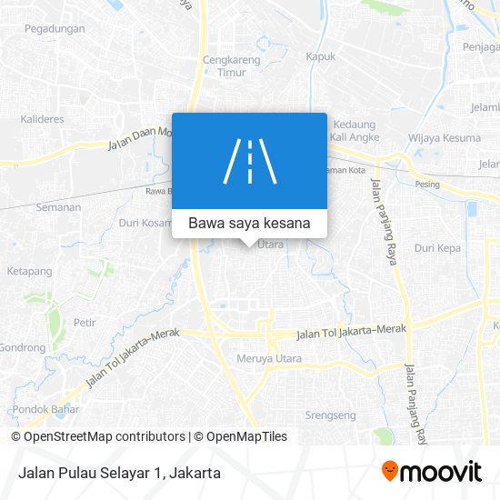 Peta Jalan Pulau Selayar 1