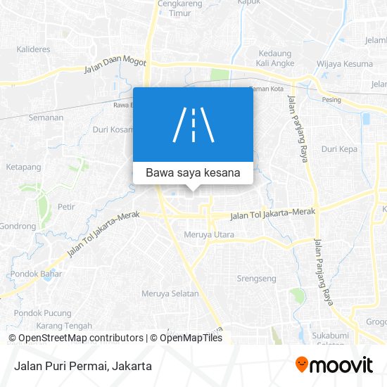 Peta Jalan Puri Permai