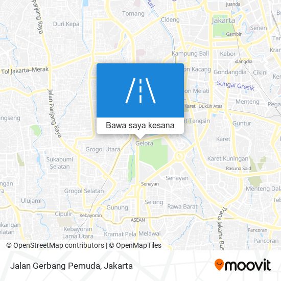 Peta Jalan Gerbang Pemuda