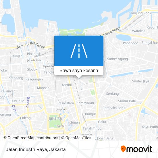Peta Jalan Industri Raya