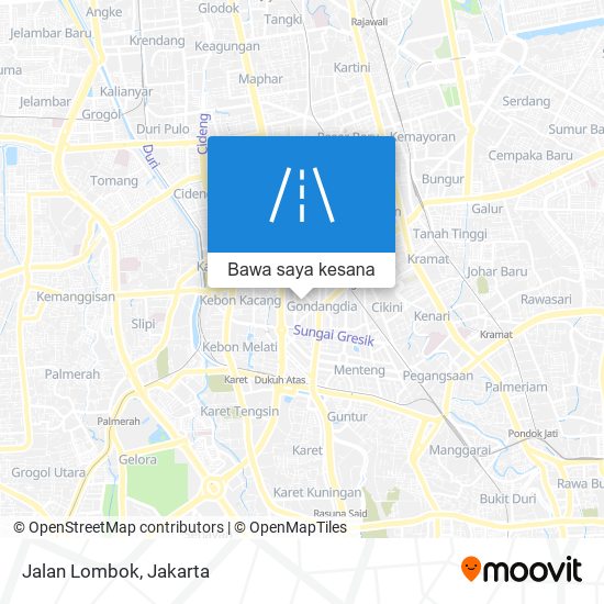 Peta Jalan Lombok