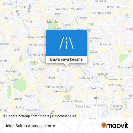 Peta Jalan Sultan Agung