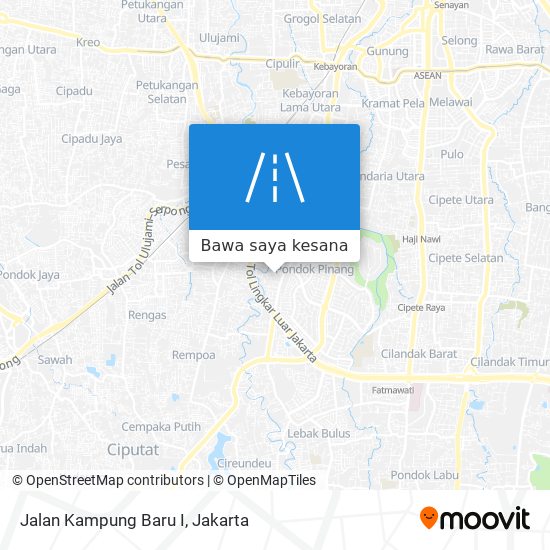 Peta Jalan Kampung Baru I