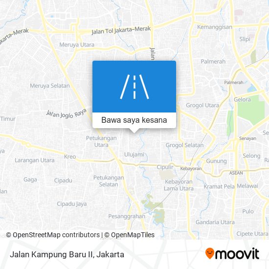 Peta Jalan Kampung Baru II