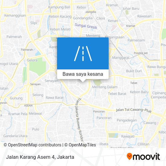 Peta Jalan Karang Asem 4