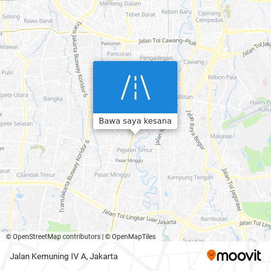 Peta Jalan Kemuning IV A