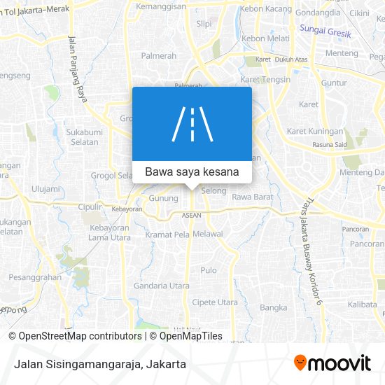 Peta Jalan Sisingamangaraja
