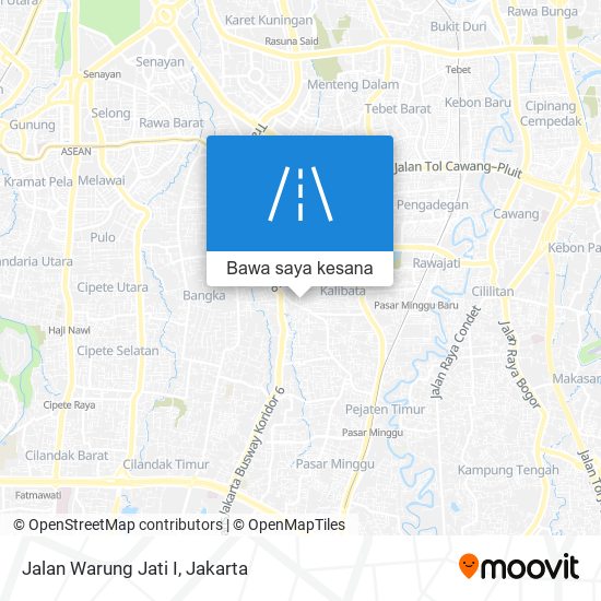 Peta Jalan Warung Jati I