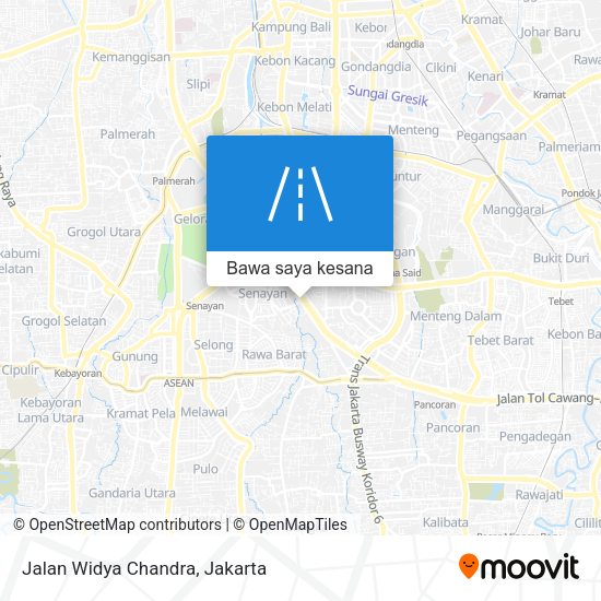Peta Jalan Widya Chandra