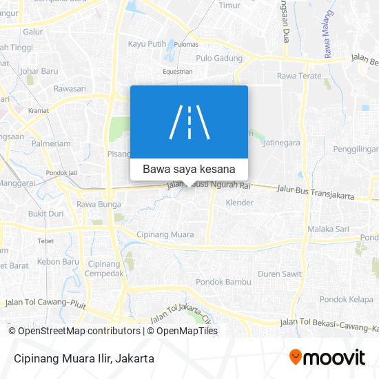 Peta Cipinang Muara Ilir