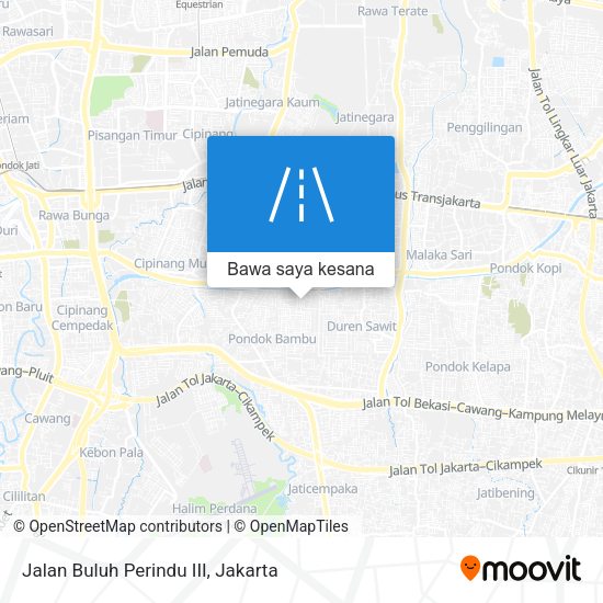 Peta Jalan Buluh Perindu III