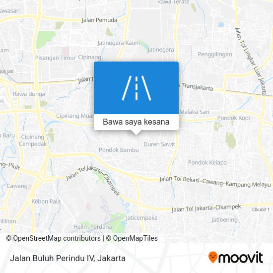 Peta Jalan Buluh Perindu IV