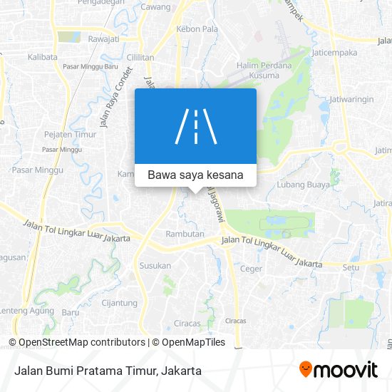 Peta Jalan Bumi Pratama Timur