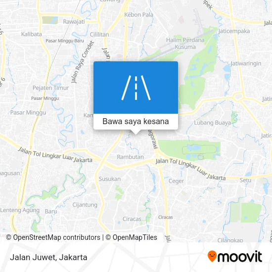 Peta Jalan Juwet