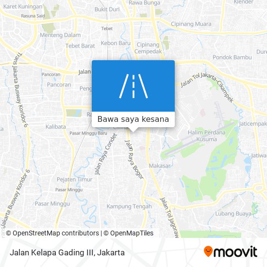 Peta Jalan Kelapa Gading III