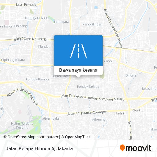 Peta Jalan Kelapa Hibrida 6