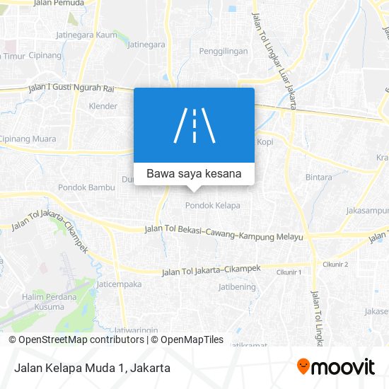 Peta Jalan Kelapa Muda 1