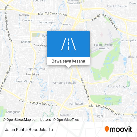 Peta Jalan Rantai Besi