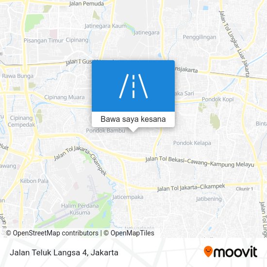 Peta Jalan Teluk Langsa 4