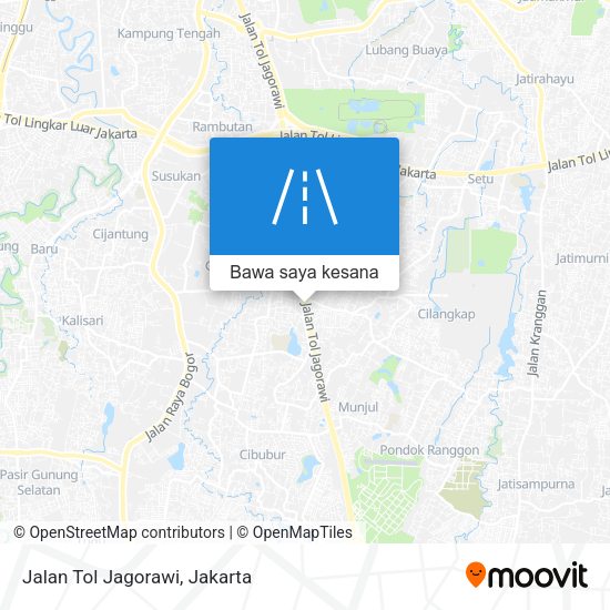 Peta Jalan Tol Jagorawi