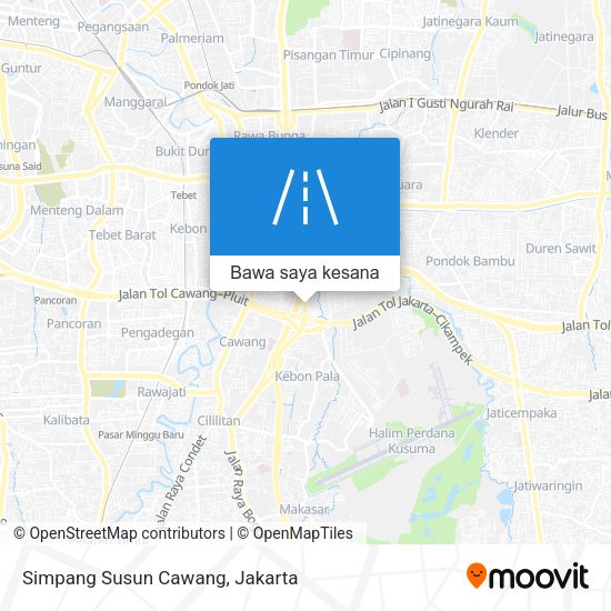 Peta Simpang Susun Cawang