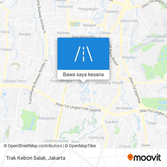 Peta Trak Kebon Salak