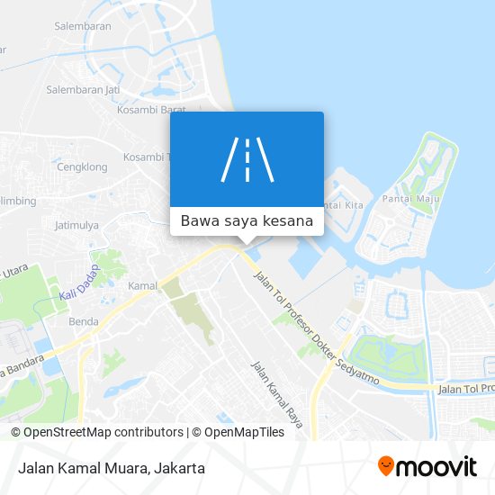 Peta Jalan Kamal Muara