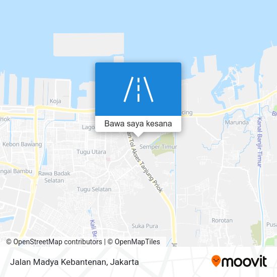 Peta Jalan Madya Kebantenan