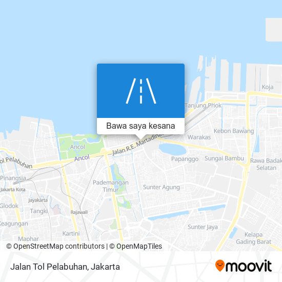 Peta Jalan Tol Pelabuhan