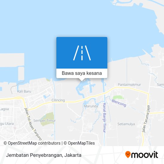 Peta Jembatan Penyebrangan