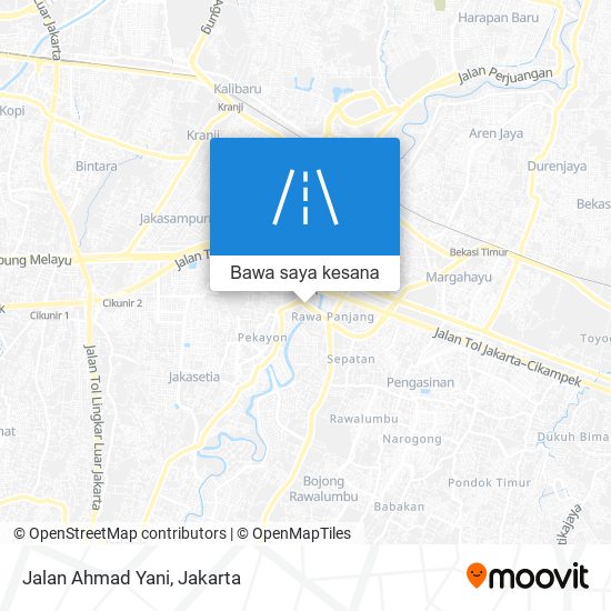 Peta Jalan Ahmad Yani