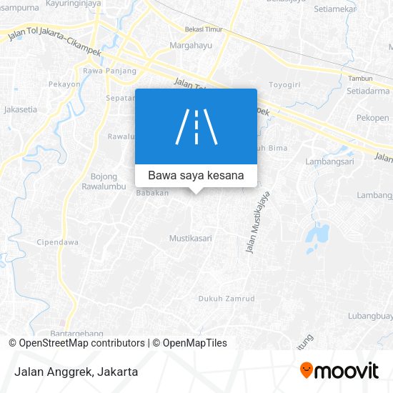 Peta Jalan Anggrek