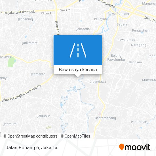 Peta Jalan Bonang 6