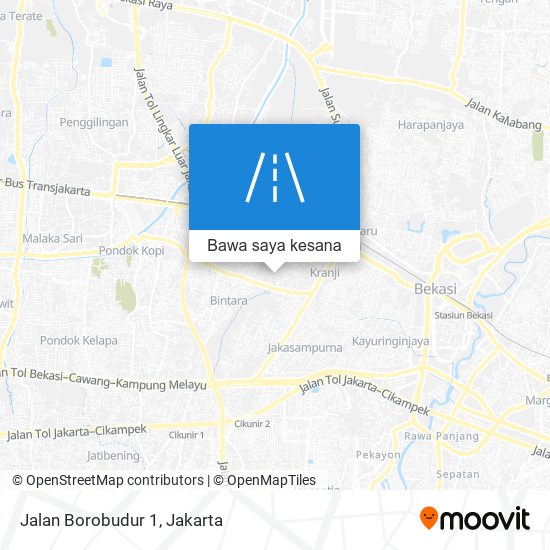 Peta Jalan Borobudur 1