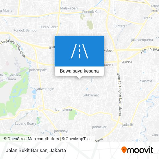 Peta Jalan Bukit Barisan