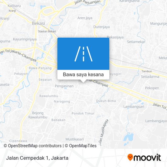 Peta Jalan Cempedak 1