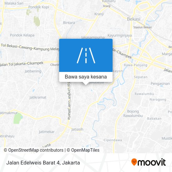 Peta Jalan Edelweis Barat 4