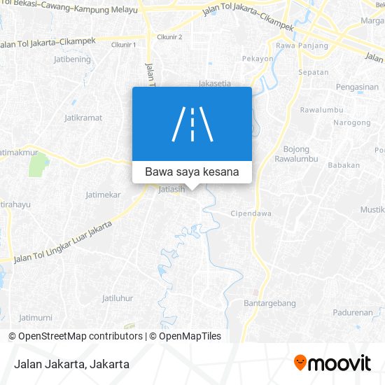 Peta Jalan Jakarta