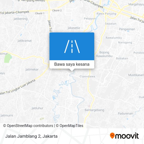 Peta Jalan Jamblang 2