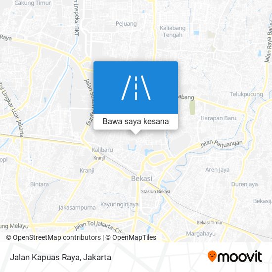 Peta Jalan Kapuas Raya