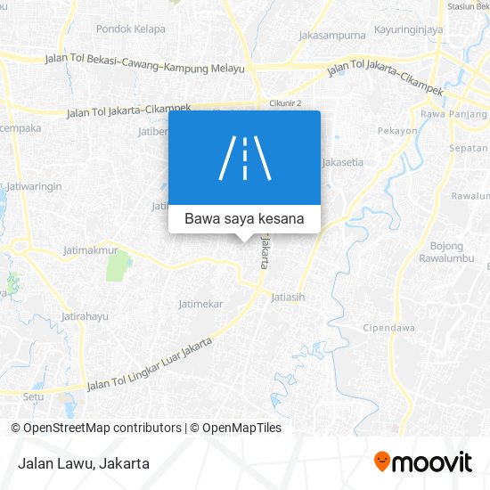 Peta Jalan Lawu