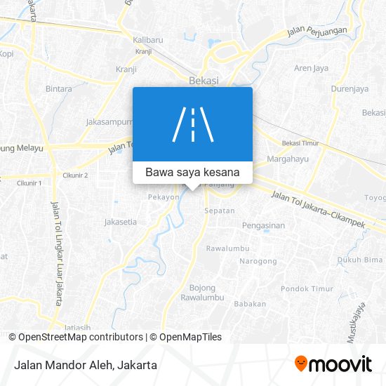 Peta Jalan Mandor Aleh