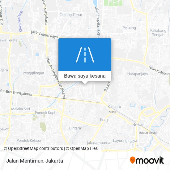 Peta Jalan Mentimun