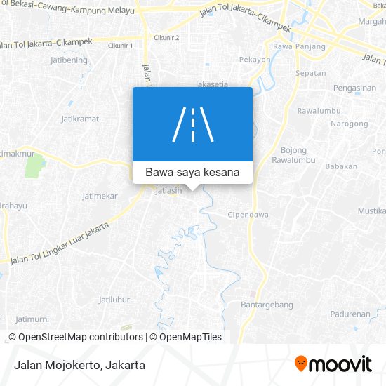 Peta Jalan Mojokerto