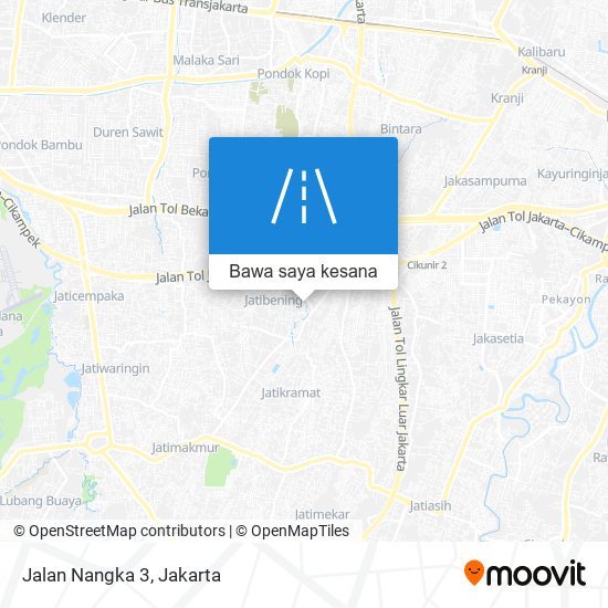 Peta Jalan Nangka 3