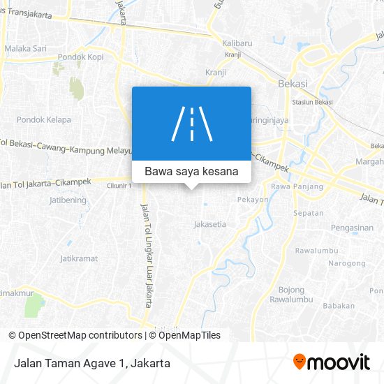 Peta Jalan Taman Agave 1