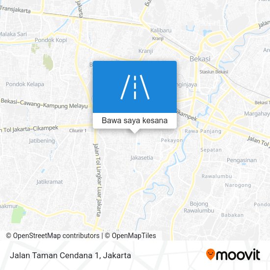 Peta Jalan Taman Cendana 1