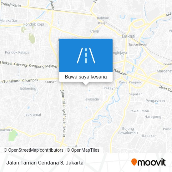 Peta Jalan Taman Cendana 3