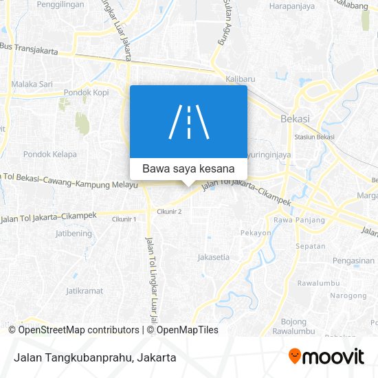 Peta Jalan Tangkubanprahu