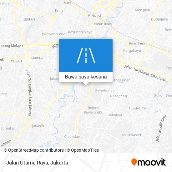 Peta Jalan Utama Raya